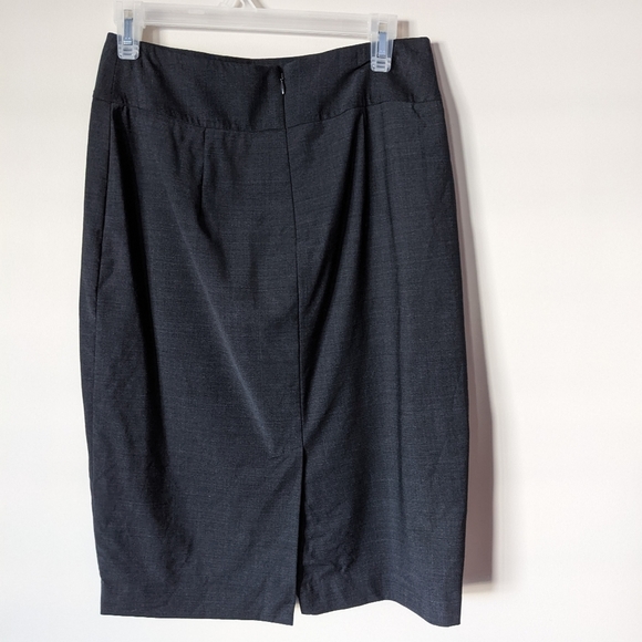 Talbots Dark Grey Wool Pencil Skirt Size 4 - Picture 5 of 11